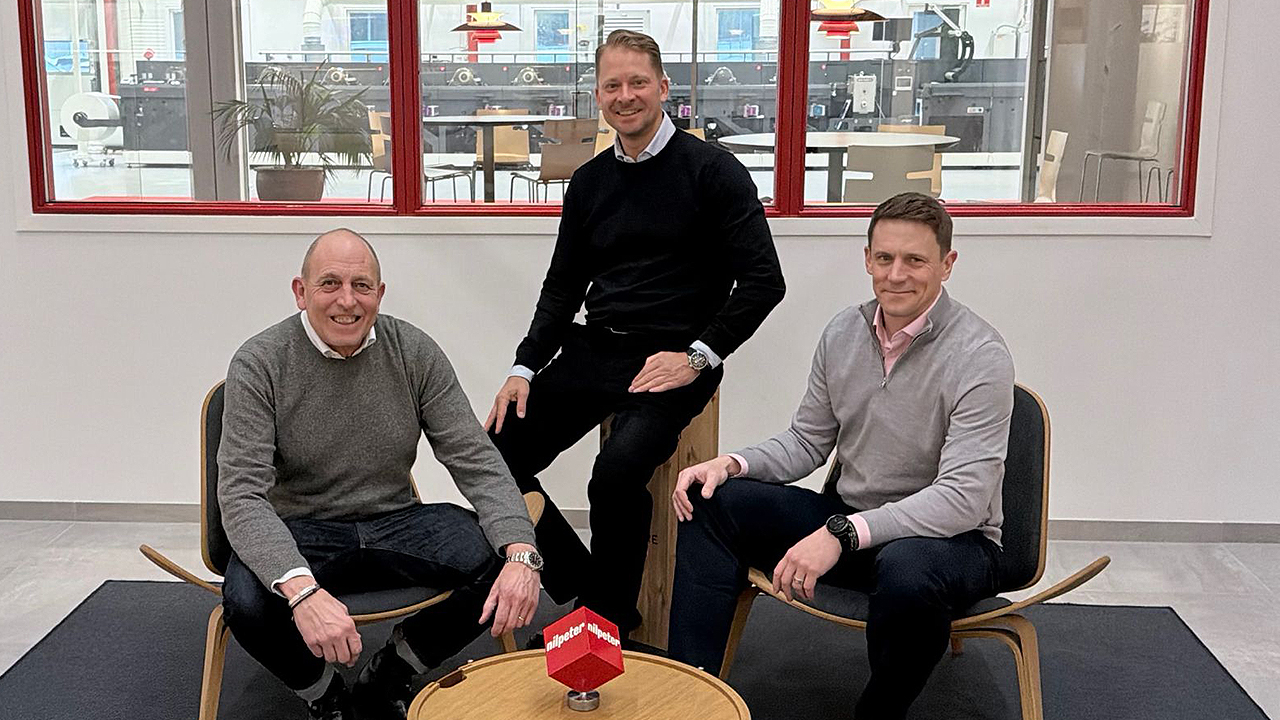 L-R: Nick Hughes,  Peter Eriksen and David Kitson