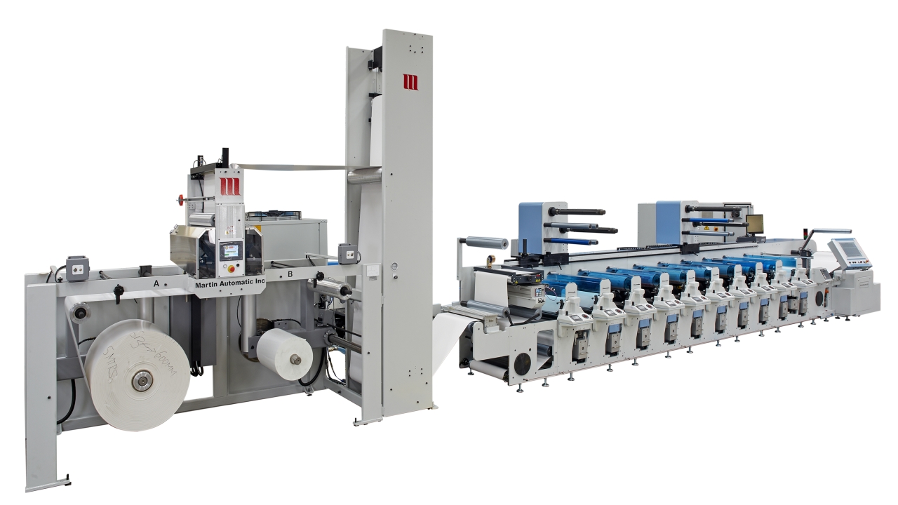 The first collaboration of the new OEM agreement has seen a Martin MBSF unwind splicer fitted to a Lombardi Synchroline 620 flexo press