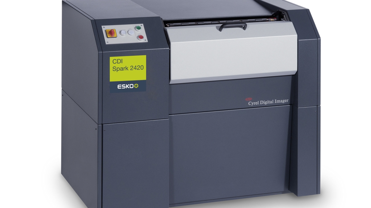 Esko launches CDI Spark 2420 flexo plate imager