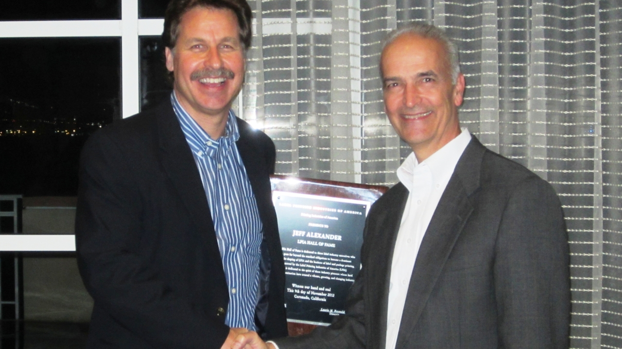 Flint Group's Jeff Alexander inducted to LPIA Hall of Fame