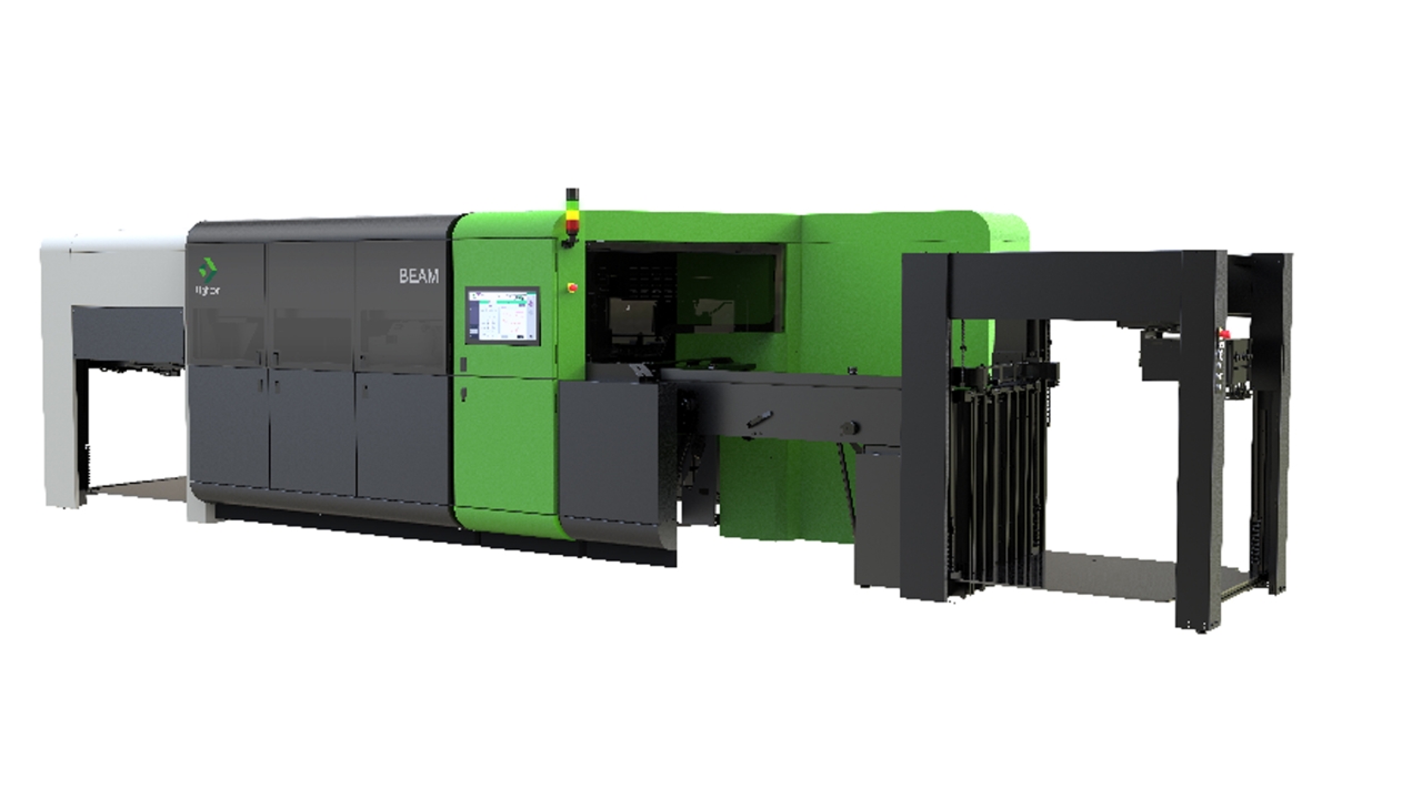 Highcon Beam was introduced last year and has a speed of up to 5,000sph for B1 (42in) sheets