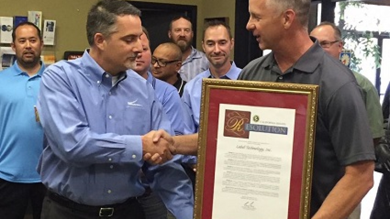 Label Technology honored for green initiatives Label Technology honored for green initiatives