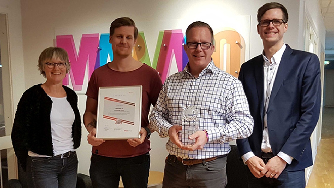 Marvaco team at Helsingborg plant in Sweden