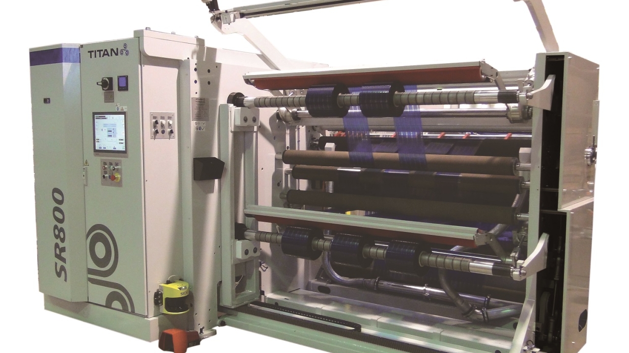 The Titan SR800 is a duplex slitter rewinder from Atlas Converting Equipment Atlas sees growing demand for service, upgrades as customer seek to enhance their capabilities