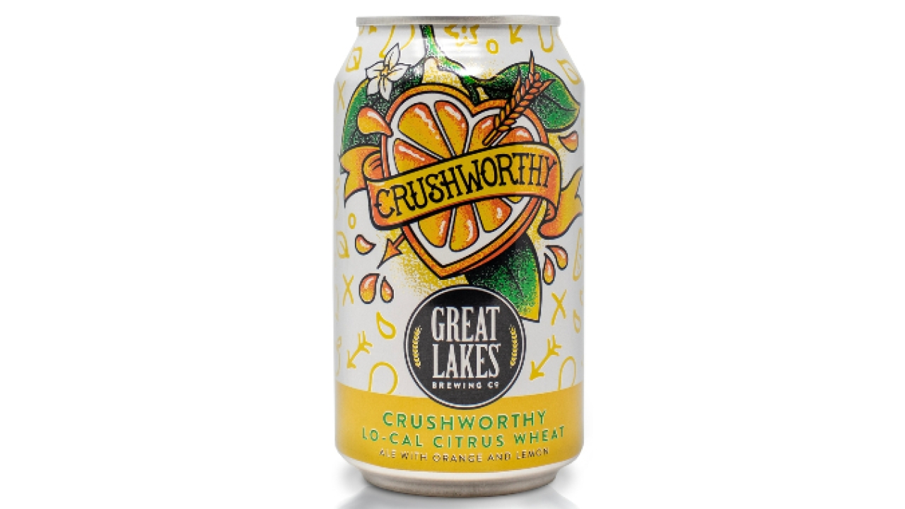 The winning design from Great Lakes Brewing Company.