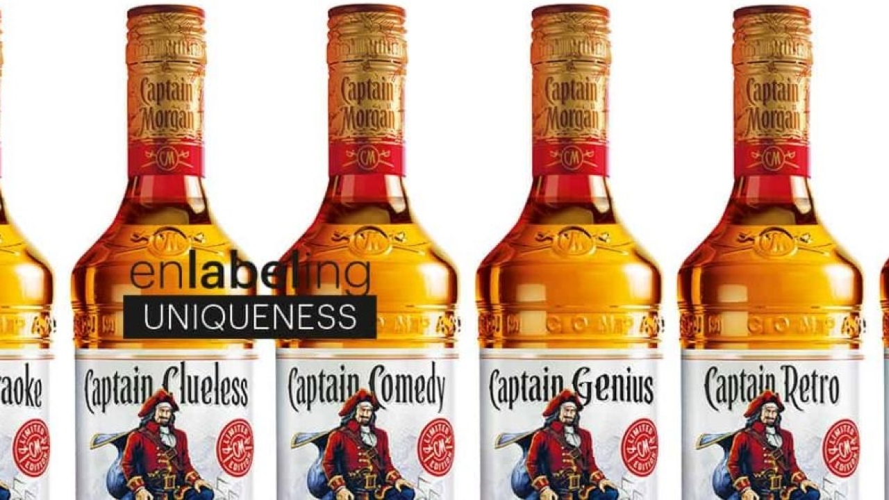 CCL Label provides Captain Morgan promotional labels CCL Label provides Captain Morgan promotional labels
