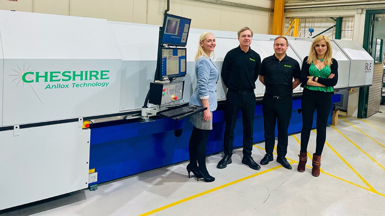 Cheshire Anilox Technology has installed a new state-of-the-art ALE laser engraving machine