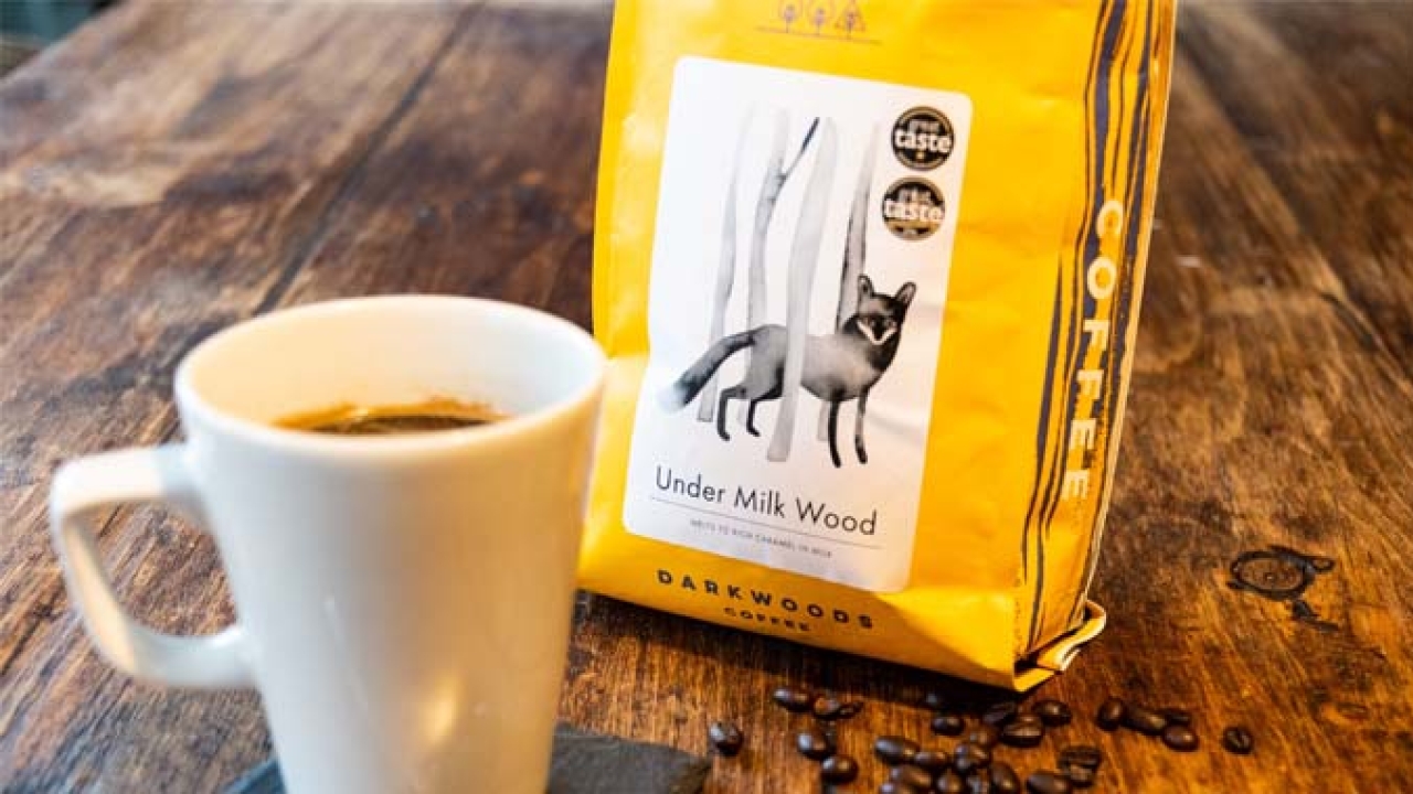 Dark Woods Coffee has chosen home compostable packaging from Parkside 