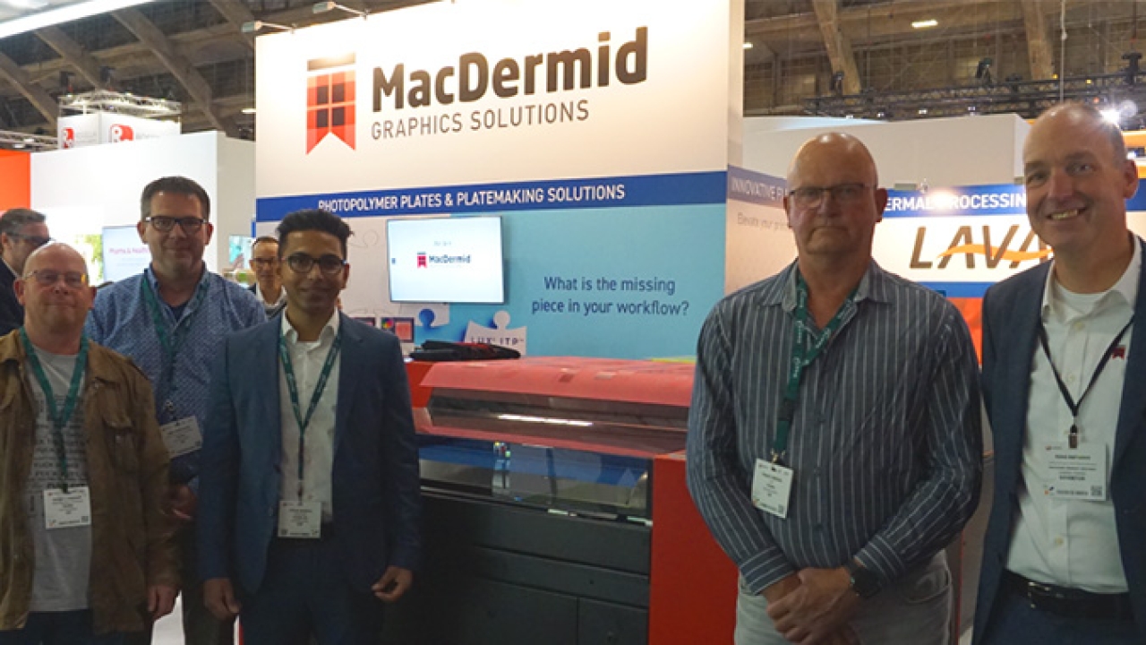 Telrol installs MacDermid’s Lava NW-M thermal plate processing system purchased during Labelexpo