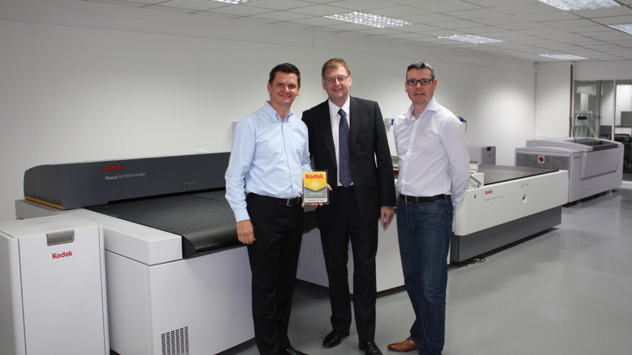 Kodak Flexcel NX system certification awarded to Reproflex 3