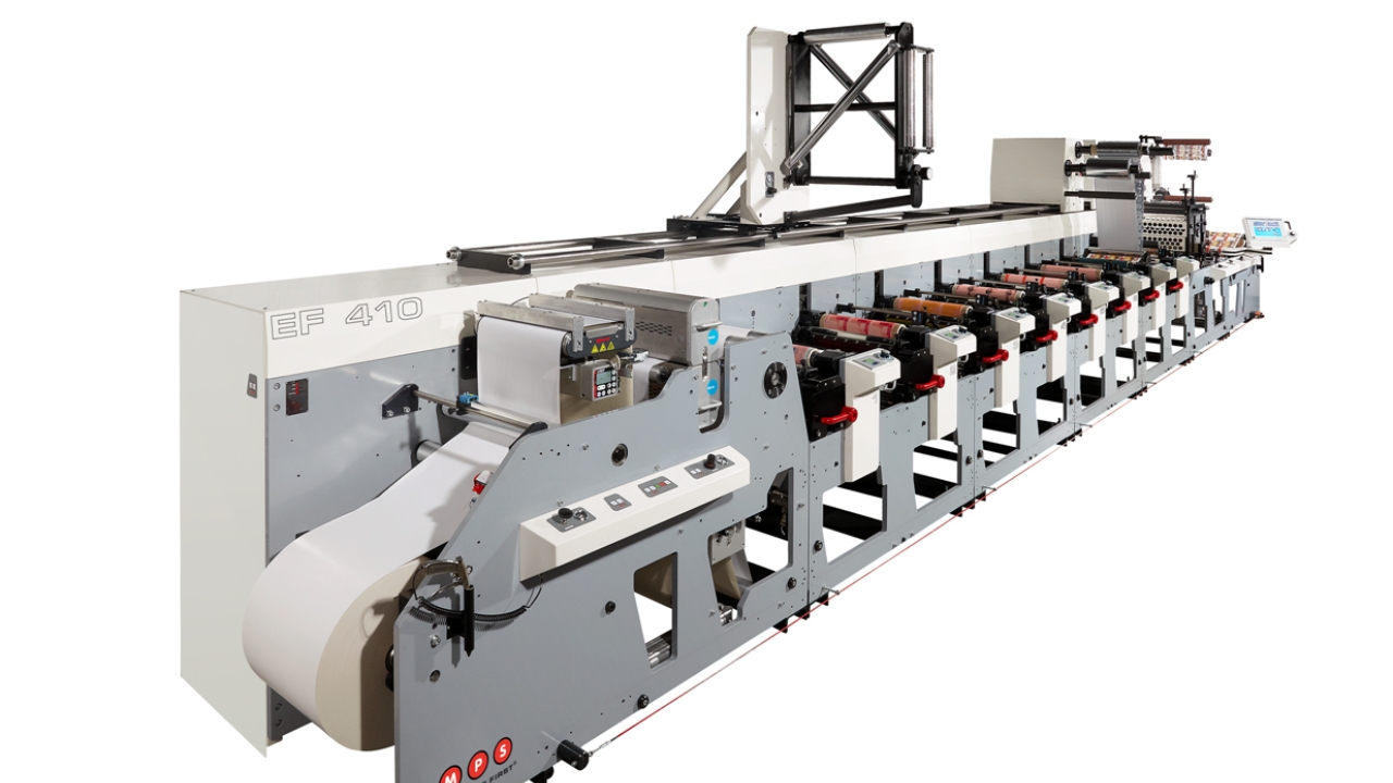 the EF flexo multi-substrate press series will be showcased at Label Summit Africa