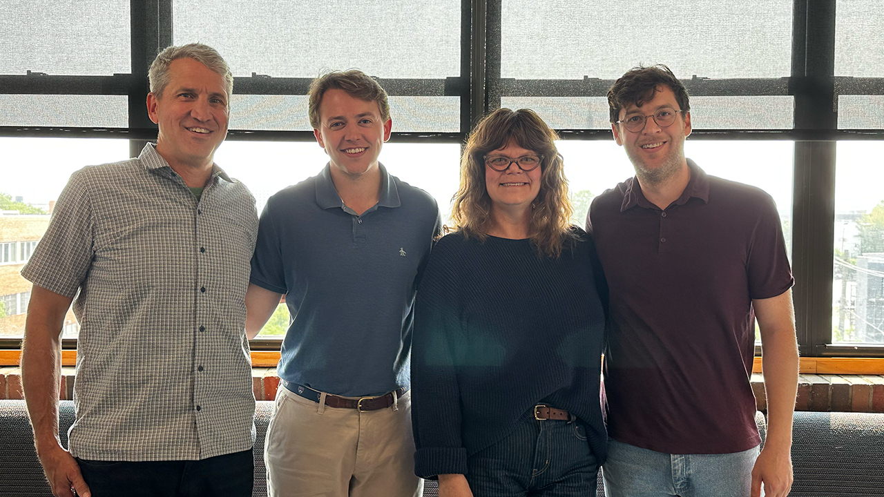 Rich Hoff man, Alex Hoff man, Marie Casillas and Nick Negulescu