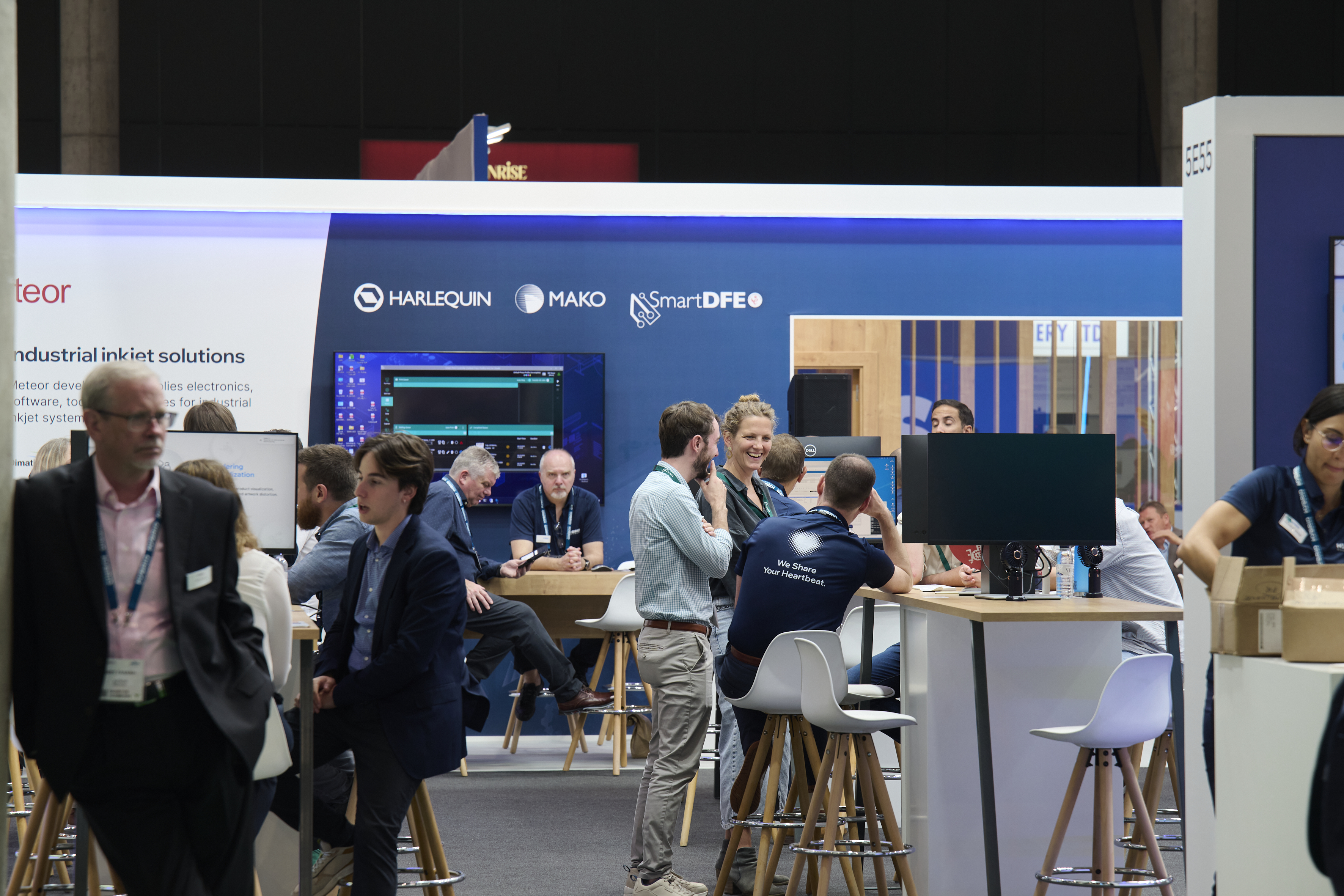 The Hybrid Software booth at Labelexpo