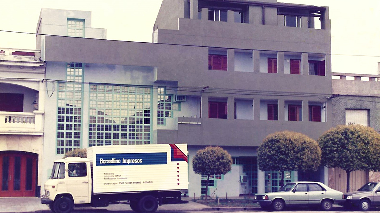 Borsellino Impresos’ first plant in Rosario, Argentina, in the mid-1980s