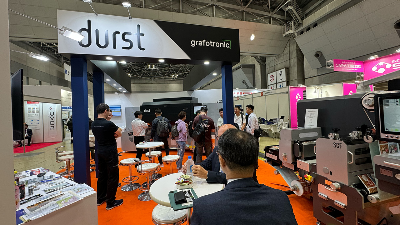 Durst and Grafotronic at the Japanese Label Forum in 2024