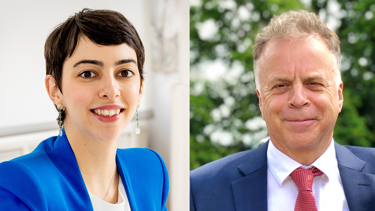 Margherita Trombetti, project manager and sustainability policy officer at AIM – the European Brands Association and Martyn Tickner, technical advisor at the Alliance to End Plastic Waste