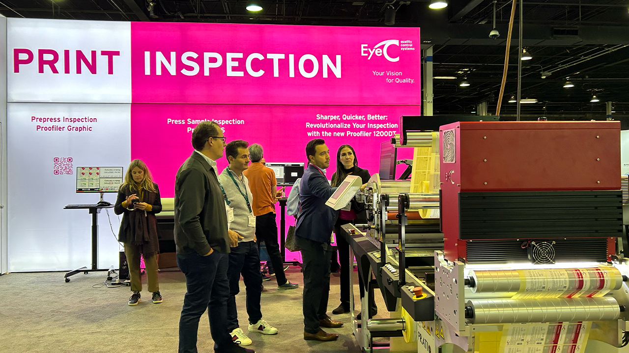 A machine at the EyeC booth