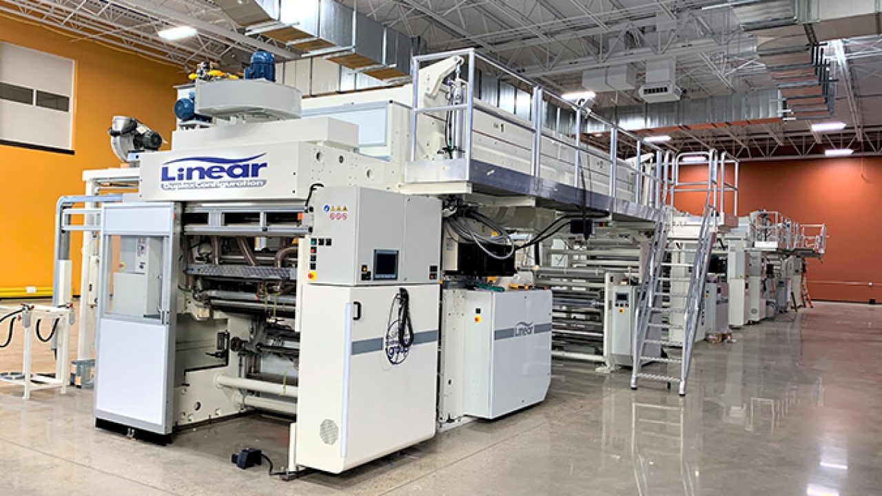 Glenroy has increased its production capacity with a Tandem Adhesive Laminator