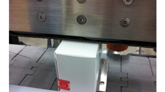 Figure 5.10 - Top stabilization belt on an Accraply machine
