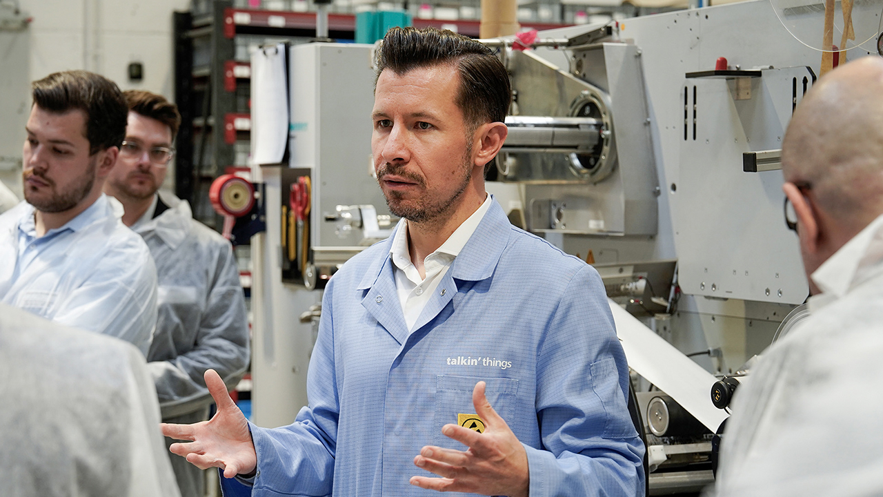 Jacek Terski focused on the design and manufacturing of RFID tags.