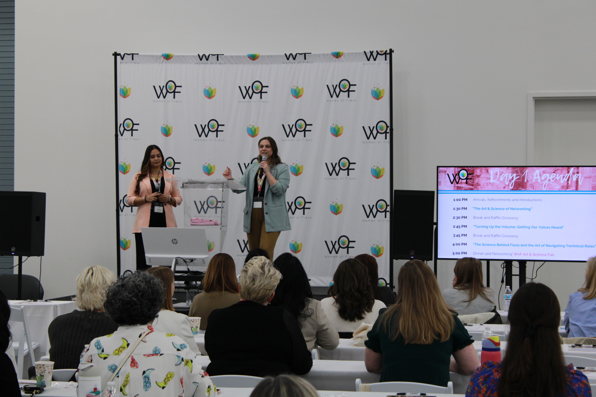 L-R: Rachel Acevedo and Kiersten Borden