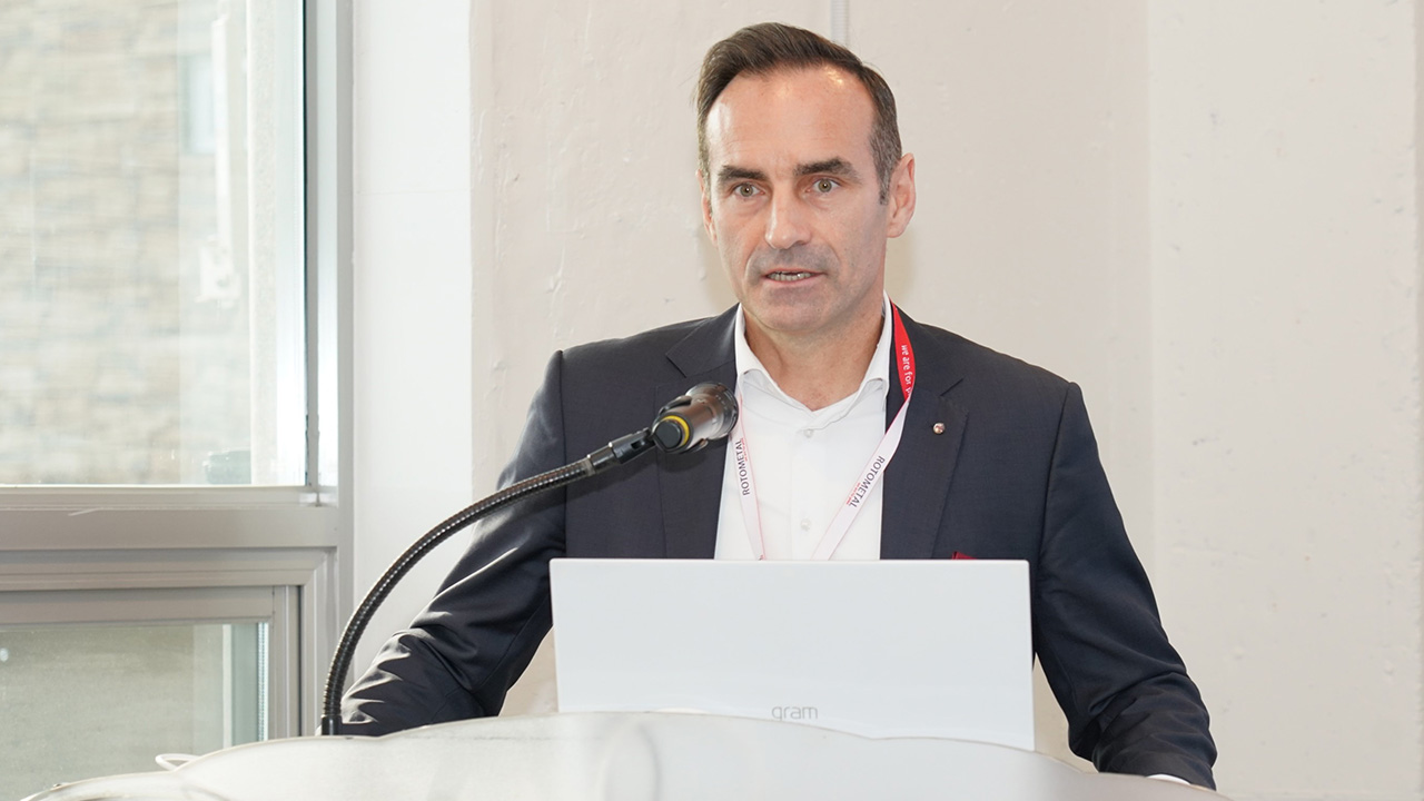 Tom Cavalco, vice president of international sales at Mark Andy