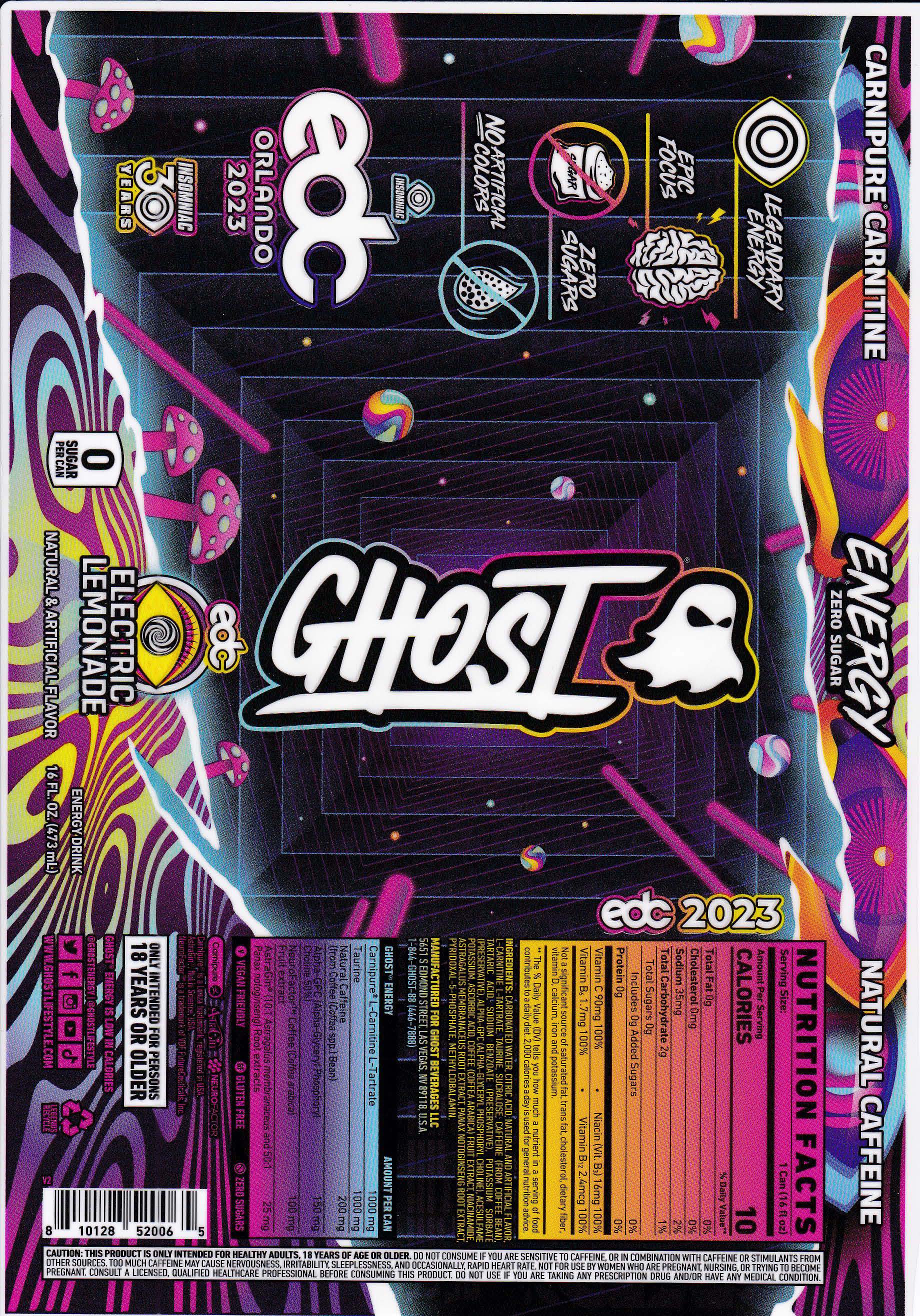 McDowell Label for Electric Lemonade