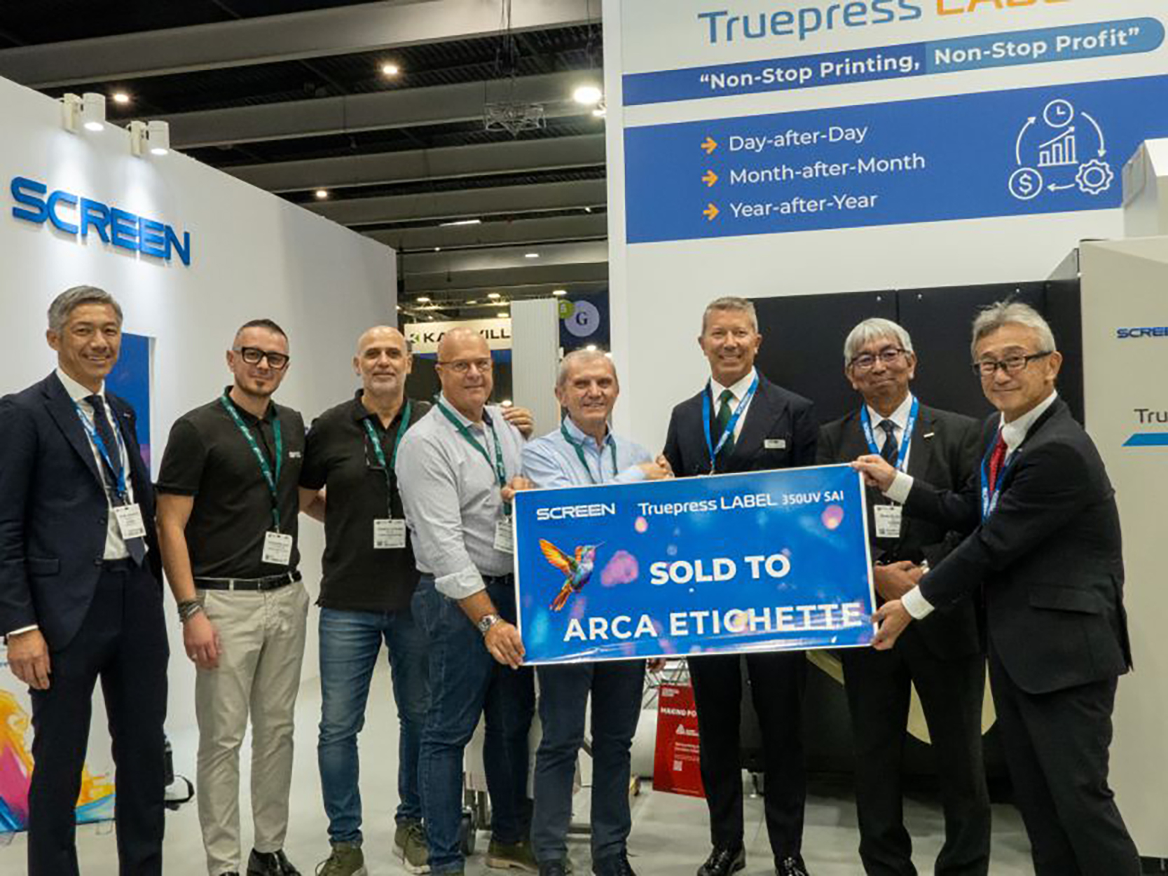 Screen and Archa Etichette