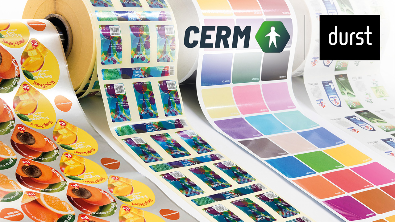 With the newly developed connector between Durst Analytics and Cerm MIS, production data from Durst Tau label presses can now be transferred directly into the Cerm MIS Software