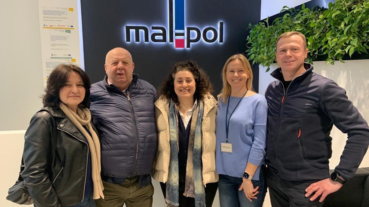 Mal-Pol team with ABG's business development manager Floriana (Flo) Montella