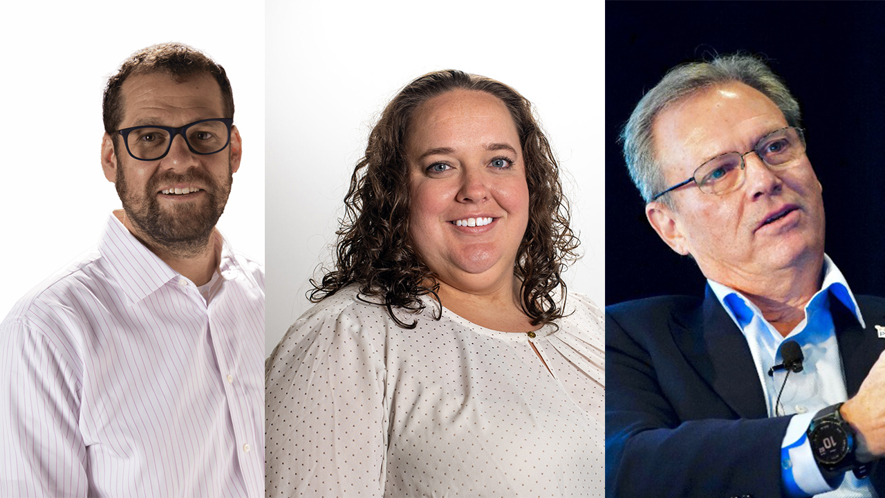 L-R: Kevin Bourquin, Becky Bunch and Windell McGill