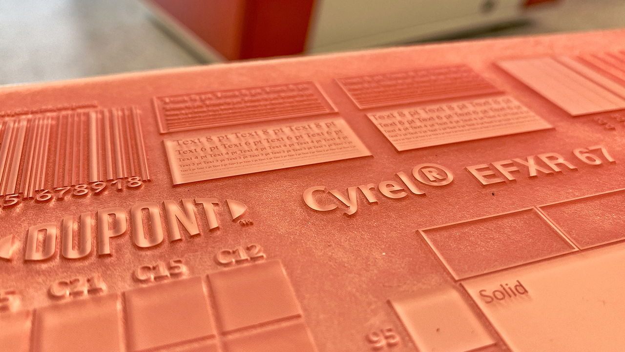 Cyrel Fast Easy EFXR plate