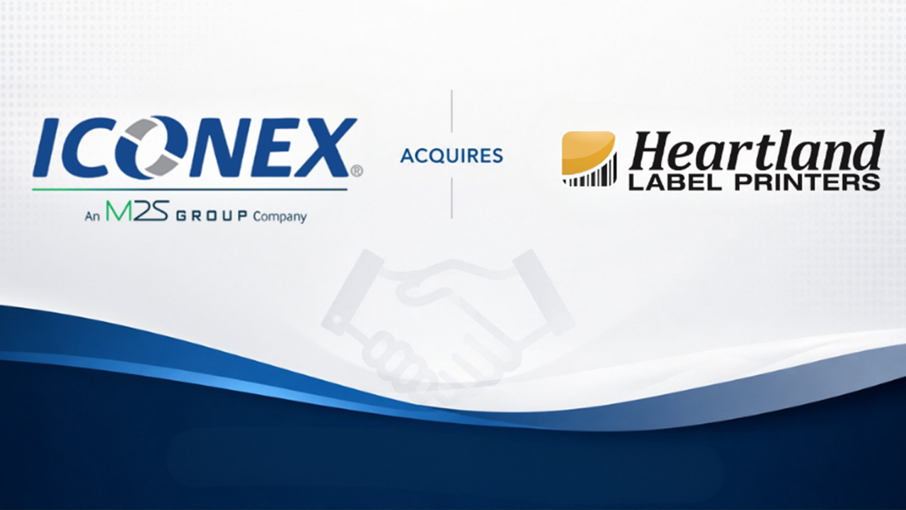 Iconex and Heartland Label Printers logos