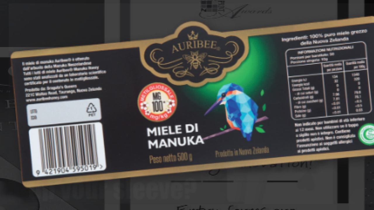 Honey label wins in Pride in Print Awards Honey label wins in Pride in Print Awards