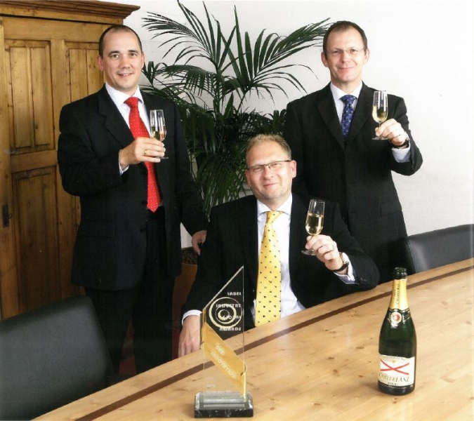 2. Eric Hoendervangers, Bert van den Brink and Henk Wientjens celebrating 10 years of MPS in 2006.JPG