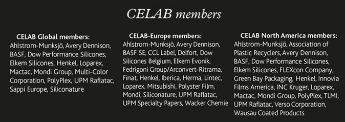 Recycling paper-based silicone release liners- CELAB Europe