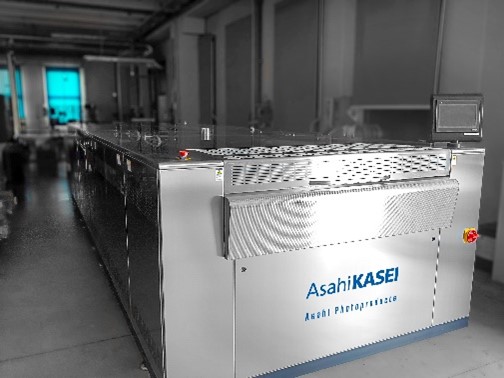 Asahi AWP-4260 PLF automated inline processor with processing, drying and light finishing
