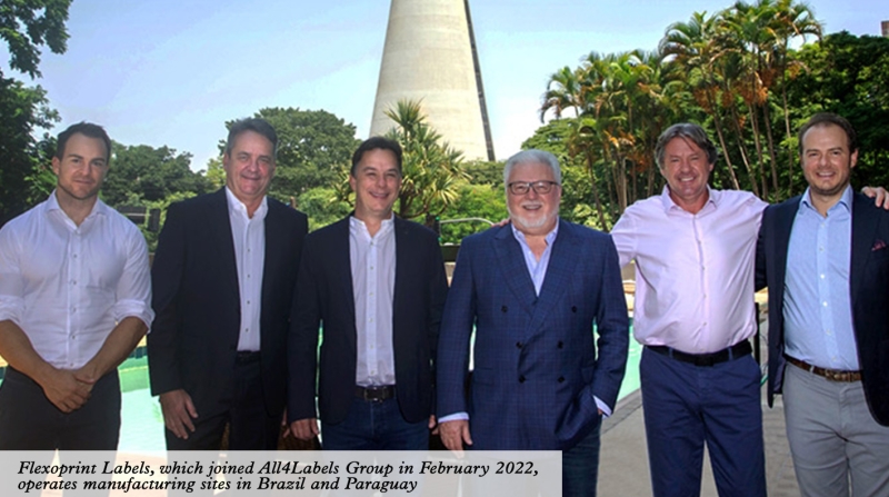 Flexoprint Labels, which joined All4Labels Group in February 2022, operates manufacturing sites in Brazil and Paraguay