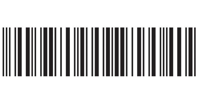 Figure 1.1 - Barcodes – a pattern of black and white lines