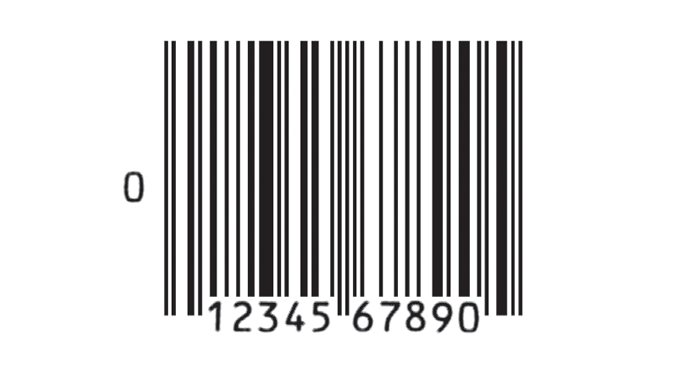 Figure 1.6 - The UPC industry standard barcode system