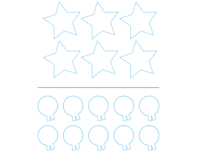 Figure 11.1 - Complex label profiles that are difficult to achieve using conventional die-cutting can be produced using laser die-cutting