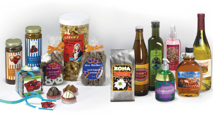 Figure 2.5 Specialty short-run food labels, printed here on a Primera digital press Figure 2.5 Specialty short-run food labels, printed here on a Primera digital press
