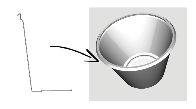 Figure 3.11 Creation of a three-dimensional container using Toolkit for Labels. Source- Esko