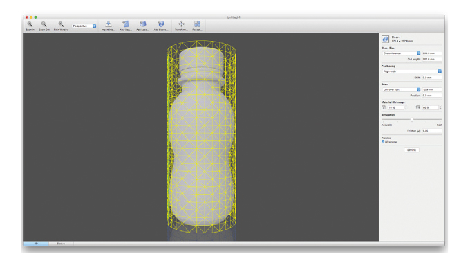 Figure 3.17 Specifying the production parameters. Source- Esko