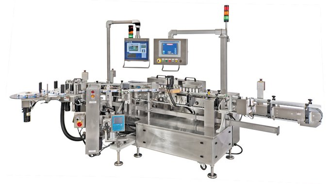 Figure 4.3 - Illustration shows an example of a fully automated Accraply labeling machine Figure 4.3 - Illustration shows an example of a fully automated Accraply labeling machine