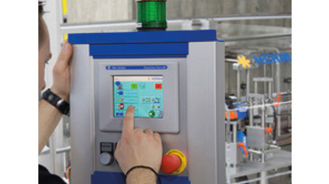Figure 4.4 - Shows an applicator touch screen panel courtesy of Herma Figure 4.4 - Shows an applicator touch screen panel courtesy of Herma