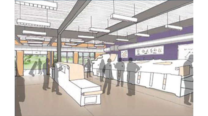 Figure 4.5 - Clemson University’s LEED-certified printing area Figure 4.5 - Clemson University’s LEED-certified printing area