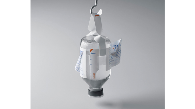 Figure 5.2 Not just a label – August Faller has developed imaginative label solutions for the medical sector Figure 5.2 Not just a label – August Faller has developed imaginative label solutions for the medica