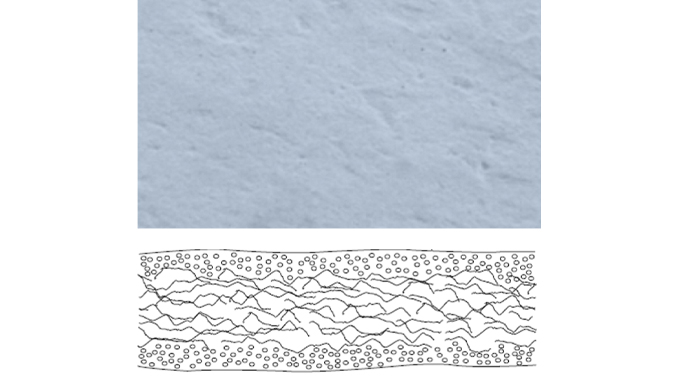 Figure 5.2 Surface of a coated paper