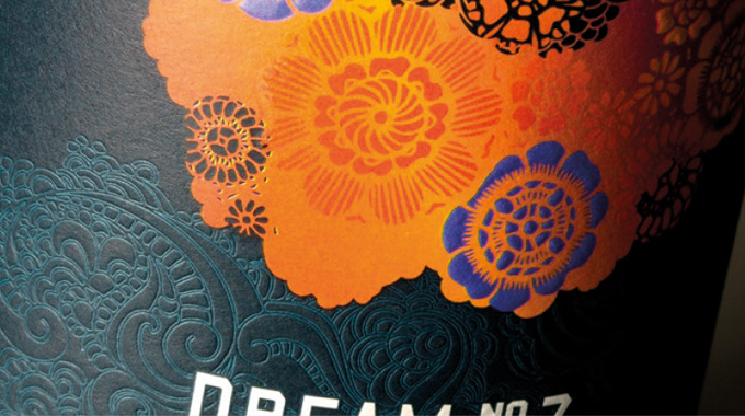 Figure 5.4 - Registered embossing on a wine label design